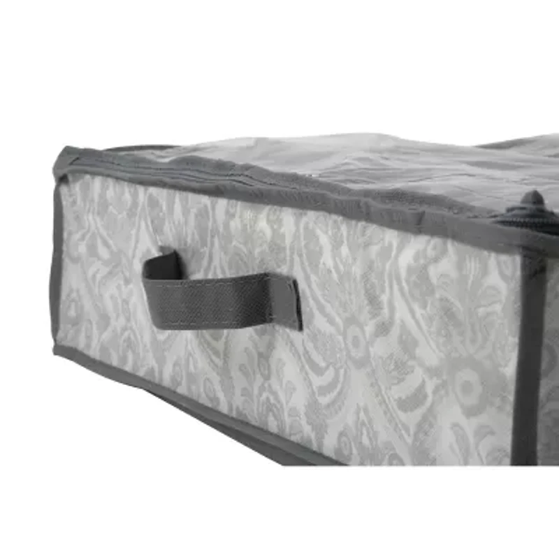 Kennedy International Grey Pattern 12-Compartment Underbed Storage