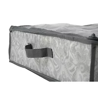 Kennedy International Grey Pattern 12-Compartment Underbed Storage