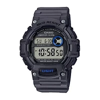 Casio Mens Digital Black Strap Watch Trt110h8avos