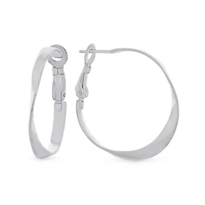 Hoop Earrings Sterling Silver