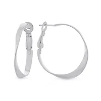 Hoop Earrings Sterling Silver