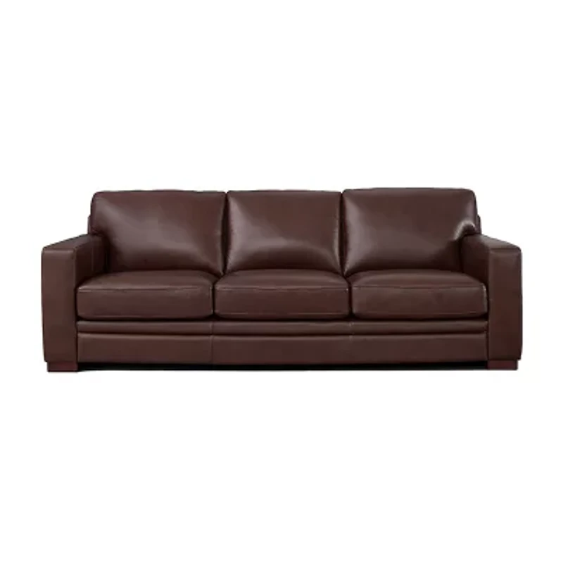 Amax Leather Dillon Upholstery Collection Track-Arm Sofa