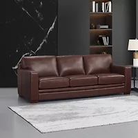 Amax Leather Dillon Upholstery Collection Track-Arm Sofa