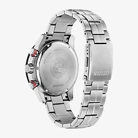 Citizen Sport Casual Mens Chronograph Silver Tone Stainless Steel Bracelet Watch Ca4431-50e