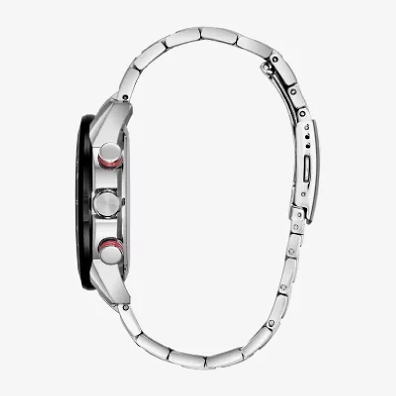 Citizen Sport Casual Mens Chronograph Silver Tone Stainless Steel Bracelet Watch Ca4431-50e