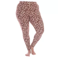 White Mark Womens Mid Rise 28" Plus Full Length Leggings