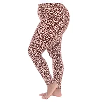 White Mark Womens Mid Rise 28" Plus Full Length Leggings