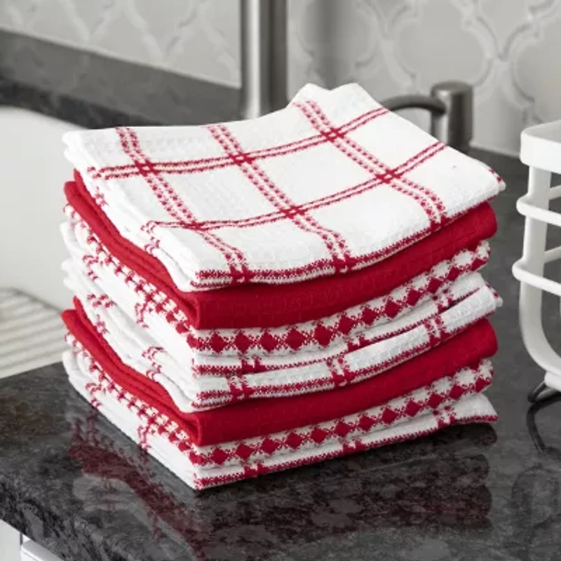 T-Fal Waffle 8-pc. Dish Cloth Set