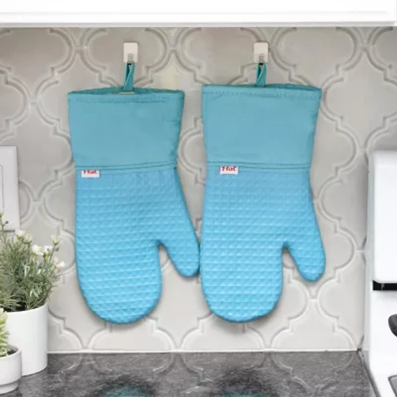 T-Fal Silicone Waffle 2-pc. Oven Mitt Set