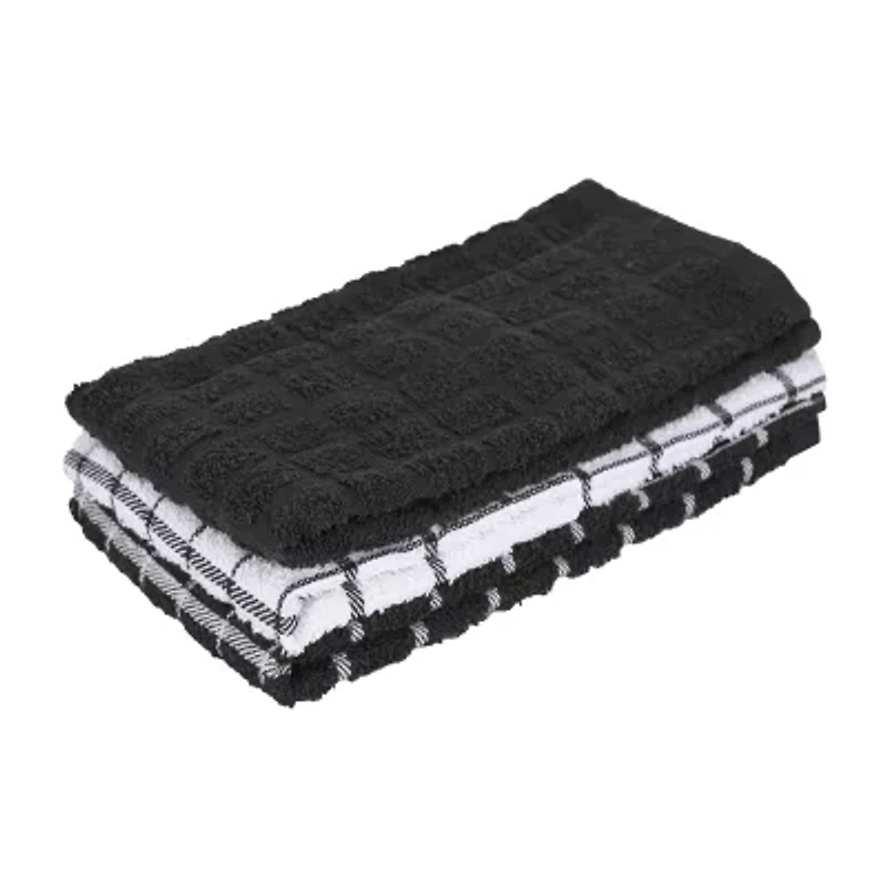 Ritz Terry Check 3-pc. Kitchen Towel Set