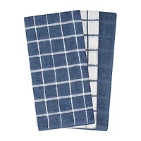 Ritz Terry Check 3-pc. Kitchen Towel Set