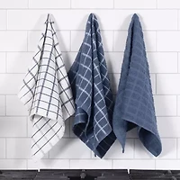 Ritz Terry Check 3-pc. Kitchen Towel Set
