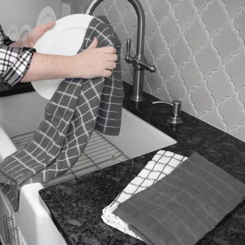 Ritz Terry Check 3-pc. Kitchen Towel Set