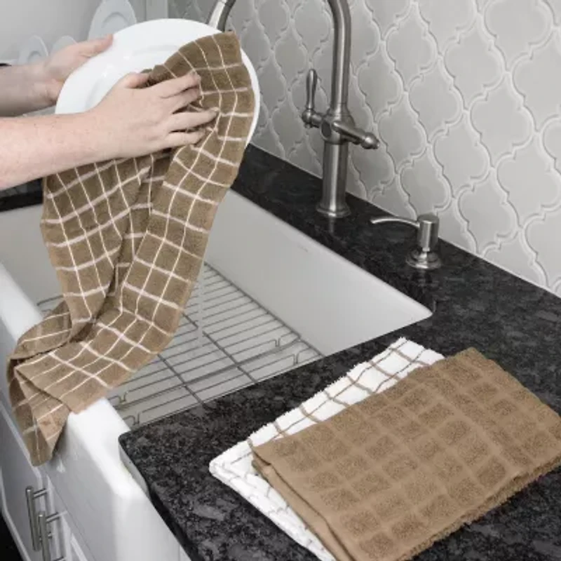 Ritz Terry Check 3-pc. Kitchen Towel Set