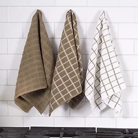 Ritz Terry Check 3-pc. Kitchen Towel Set