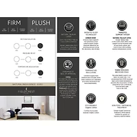JCP Exclusive! Fieldcrest Natural Indulgence 13" Firm Euro Top - Mattress Only