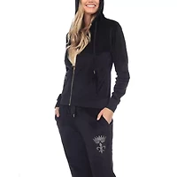 White Mark Adjustable Waist 2-pc. Track Suit