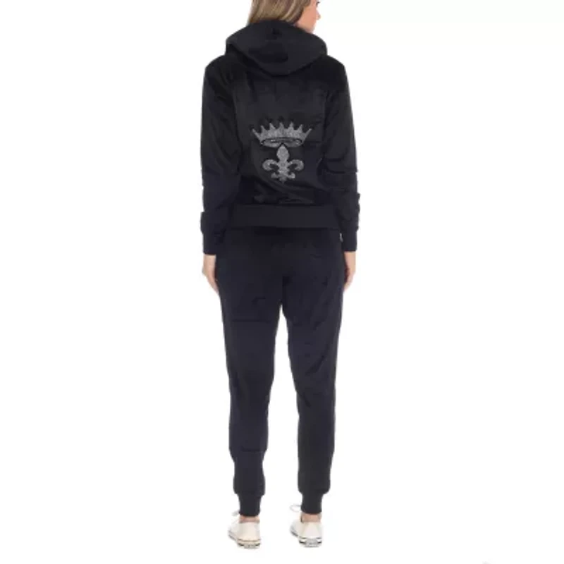 White Mark Adjustable Waist 2-pc. Track Suit