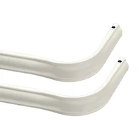 Kenney Fast Fit Easy Install Superior Hold 2 Pack Premium 1 Adjustable Curtain Rod