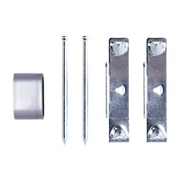 Kenney Fast Fit Easy Install Superior Hold 4 Pack Premium 1 IN Adjustable Curtain Rod