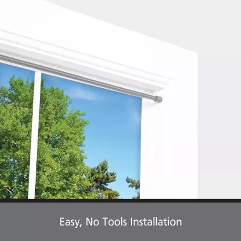 Kenney Fast Fit No Tools 4 Pack 7/16 Tension Curtain Rod