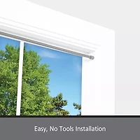Kenney Fast Fit No Tools 4 Pack 7/16 Tension Curtain Rod