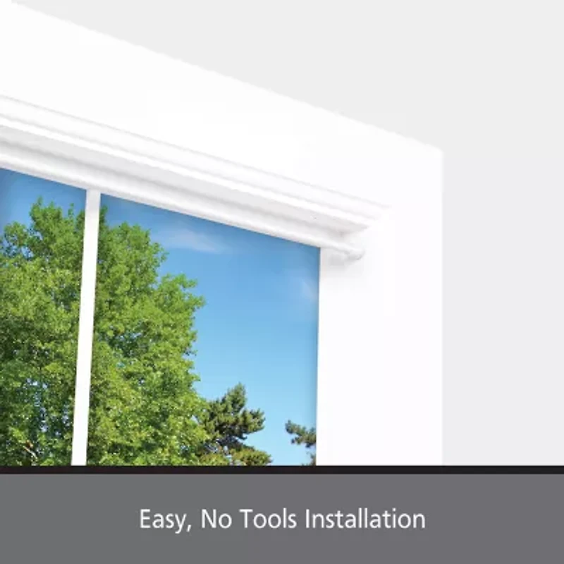 Kenney Fast Fit No Tools Pack 7/16 Tension Curtain Rod