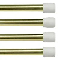 Kenney Fast Fit No Tools Pack 7/16 Tension Curtain Rod