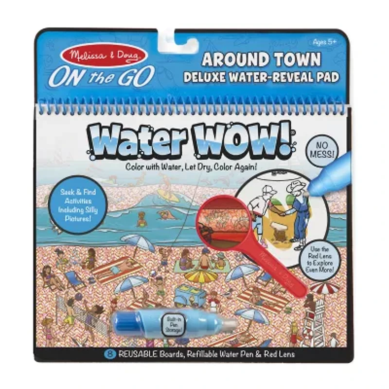Melissa & Doug Water Wow Around Town Coloring Set