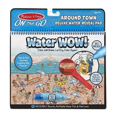 Melissa & Doug Water Wow Around Town Coloring Set