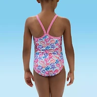 Dolfin Little & Big Kid Girls Easy-on + Easy-off One Piece Swimsuit