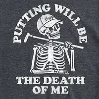 Mens Short Sleeve Golf Graphic T-Shirt