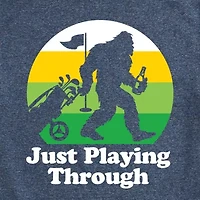 Mens Short Sleeve Golf Graphic T-Shirt