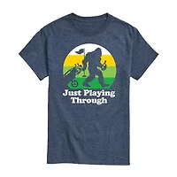 Mens Short Sleeve Golf Graphic T-Shirt