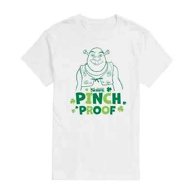 Mens Crew Neck Short Sleeve Shrek St. Patrick's Day T-Shirt