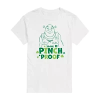 Mens Crew Neck Short Sleeve Shrek St. Patrick's Day T-Shirt