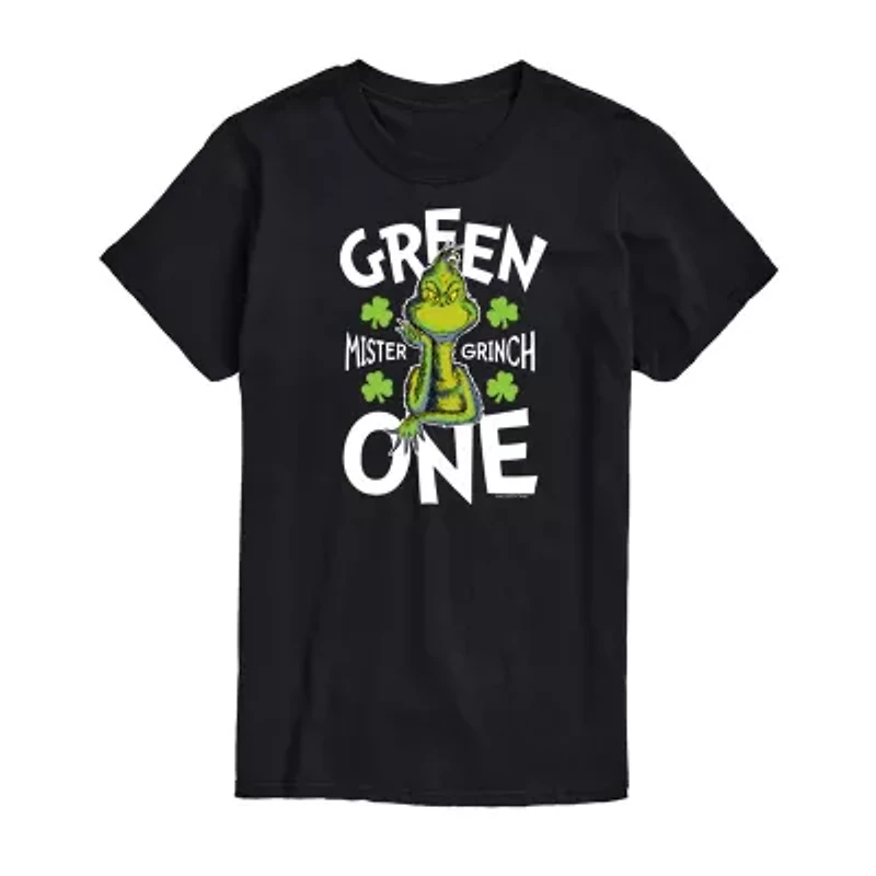 Mens Short Sleeve Dr. Seuss St. Patrick's Day Graphic T-Shirt