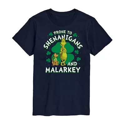 Mens Short Sleeve Dr. Seuss St. Patrick's Day Graphic T-Shirt