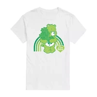 Mens Short Sleeve Care Bears St. Patrick's Day Graphic T-Shirt