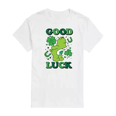 Mens Short Sleeve Care Bears St. Patrick's Day Graphic T-Shirt