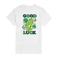Mens Short Sleeve Care Bears St. Patrick's Day Graphic T-Shirt