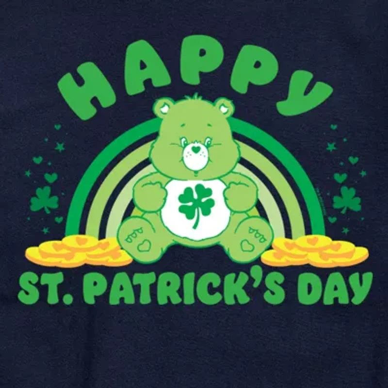 Mens Short Sleeve Care Bears St. Patrick's Day T-Shirt