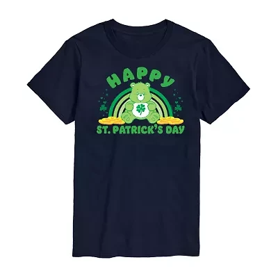 Mens Short Sleeve Care Bears St. Patrick's Day T-Shirt