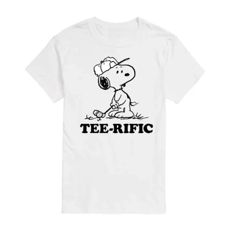 Mens Short Sleeve Peanuts Golf T-Shirt