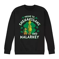 Mens Long Sleeve Dr. Seuss St. Patrick's Day Sweatshirt
