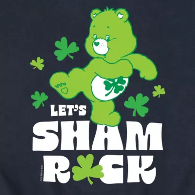 Mens Long Sleeve Care Bears St. Patrick's Day Sweatshirt