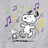 Mens Long Sleeve Peanuts Mardi Gras Sweatshirt