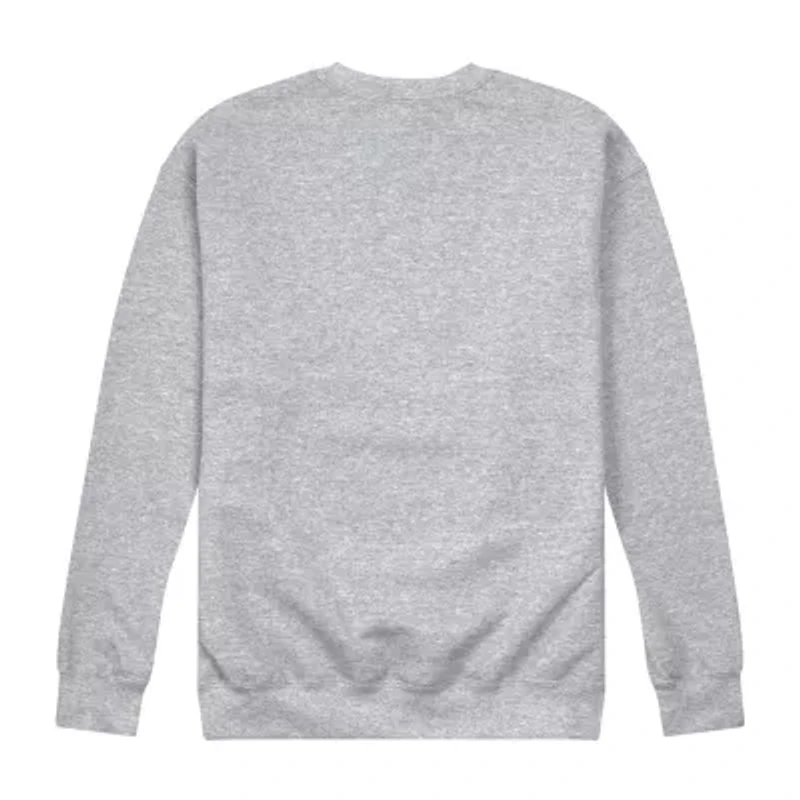 Mens Long Sleeve Peanuts Mardi Gras Sweatshirt