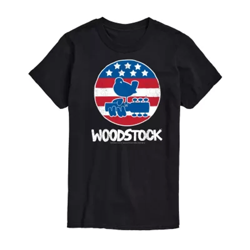 Mens Short Sleeve Woodstock T-Shirt