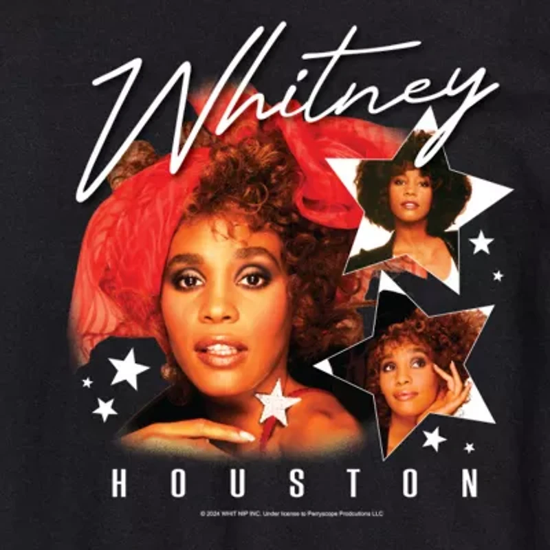 Mens Short Sleeve Whitney Houston T-Shirt